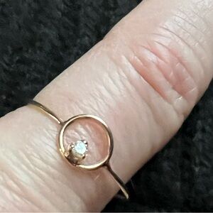 Zoe Chicco Gold Ring with Diamond Accent